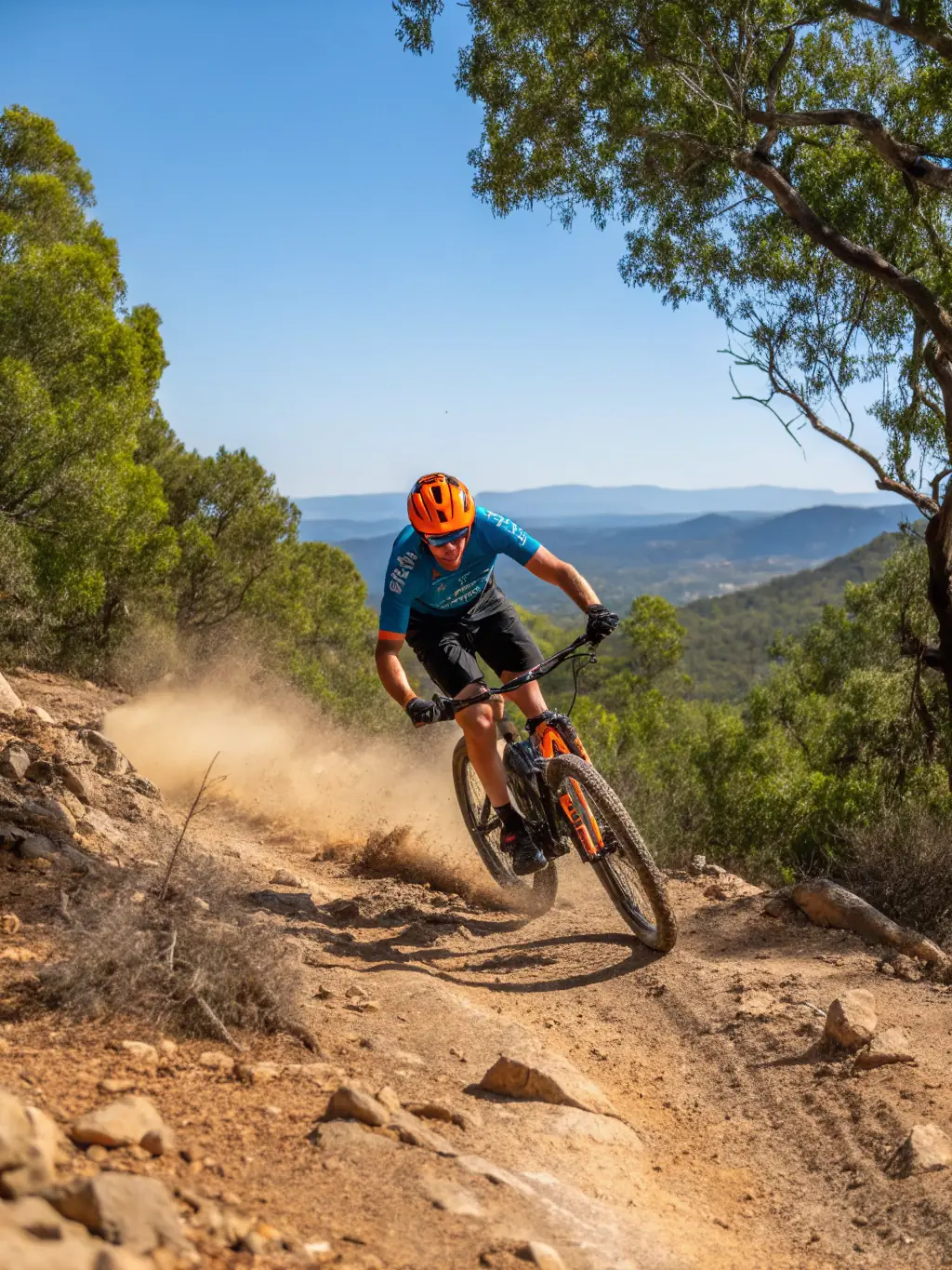 An intermediate motocross rider executing a jump on a well-maintained track at MXBEYNAT, demonstrating the skills taught in the intermediate training program.